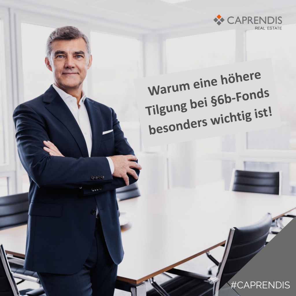 Warum ist eine höhere Tilgung bei § 6b-Fonds besonders wichtig?